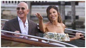 Natasha Poonawalla's Show-Stopping Red Dress Steals the Scene at Bezos-Sánchez Wedding