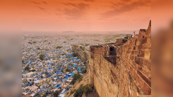 The Darjeeling Limited train travels through Rajasthan