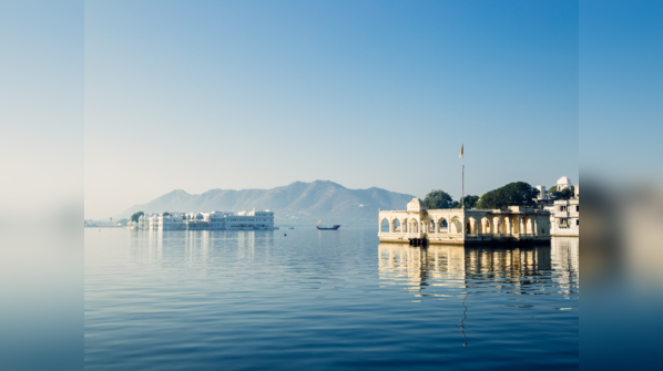 Lake Palace in Udaipur, featured in Octopussy