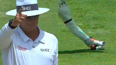 Umpire decision under scrutiny in WI vs AUS Test