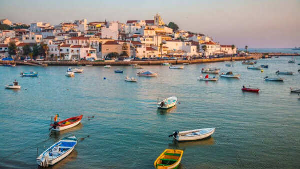 Beautiful beaches and coastline in Algarve, Portugal.
