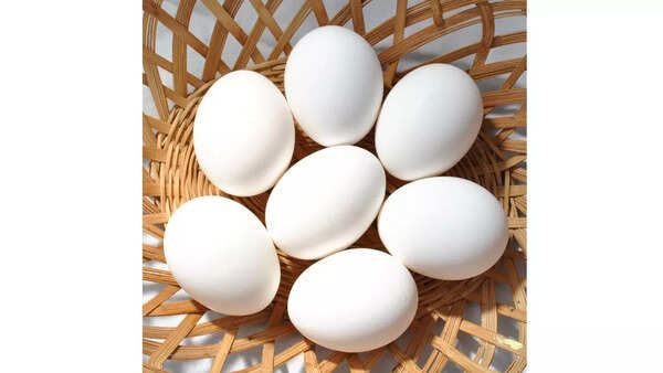Golden egg yolks filled with essential nutrients