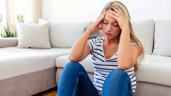 A person exhibiting signs of poor health