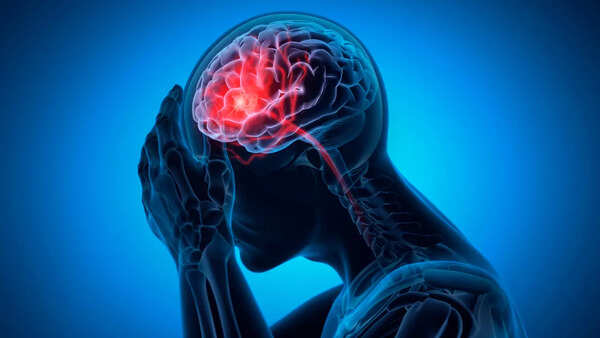 Illustration highlighting areas of the brain affected by injury