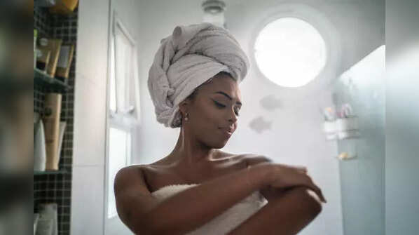 Warm towel hair treatment